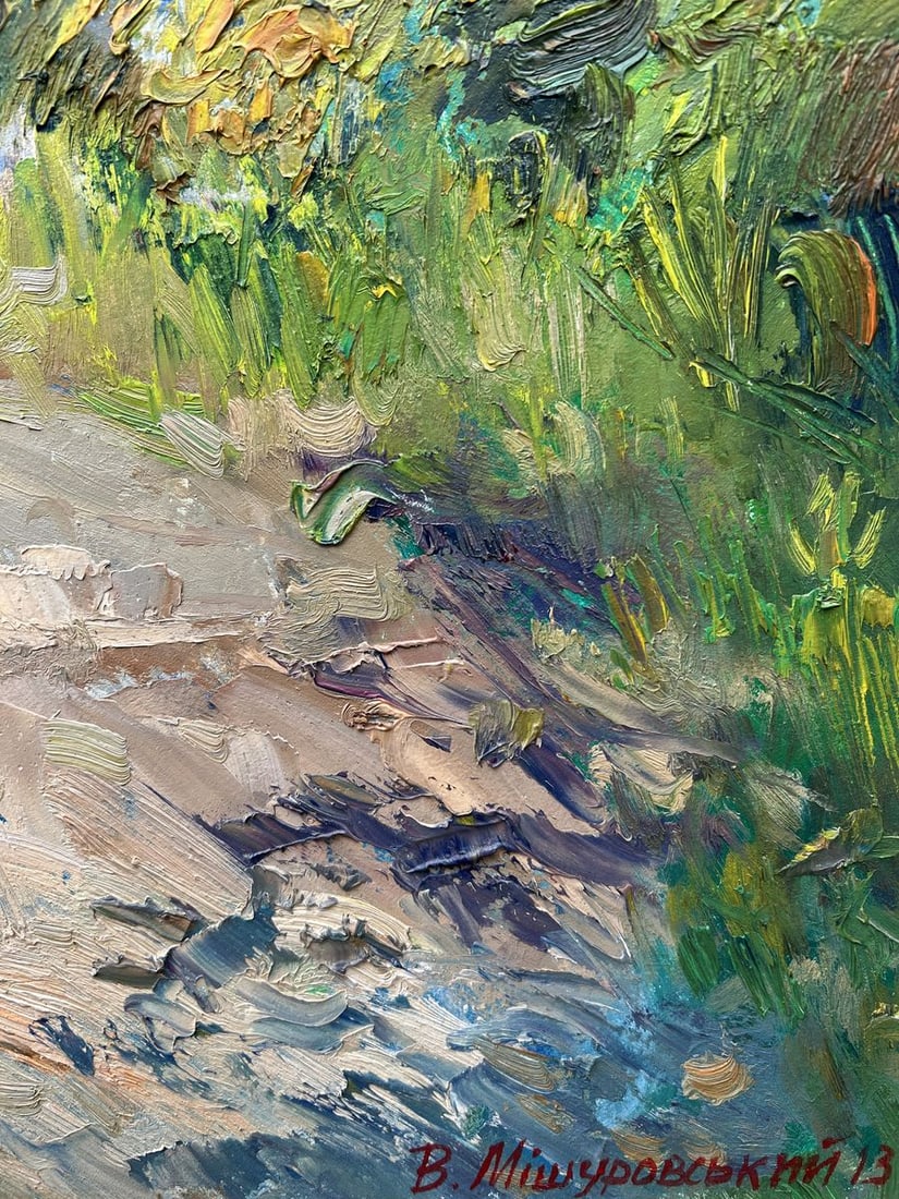 Oil painting When the lilac blooms V. Mishurovsky - 7