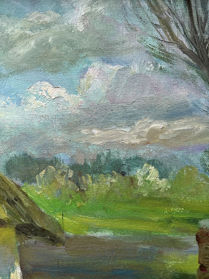 Oil painting It's spring again V. Mishurovsky - 4
