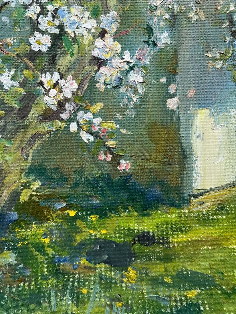 Oil painting It's spring again V. Mishurovsky - 8