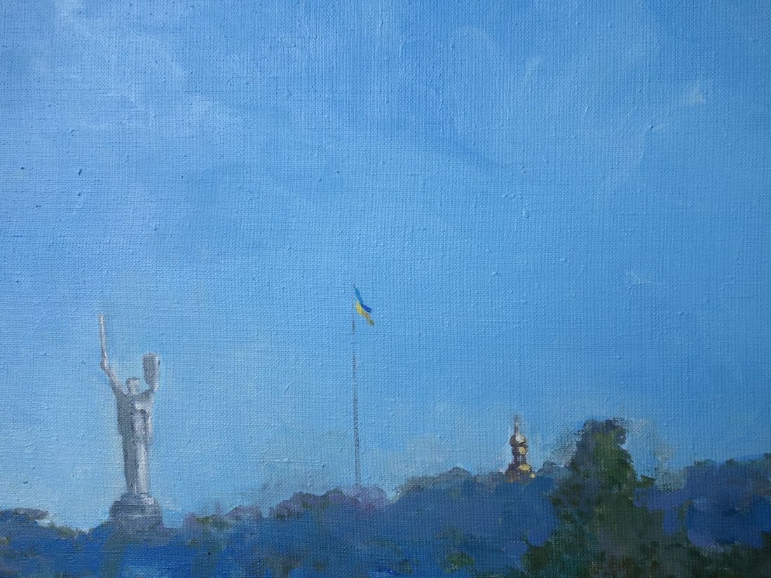 Oil painting Let's save, let's get up Varvarov Anatoly Viktorovich - 5