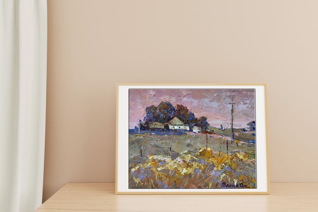 Oil painting On the farm Oksana Kalenyuk - 2