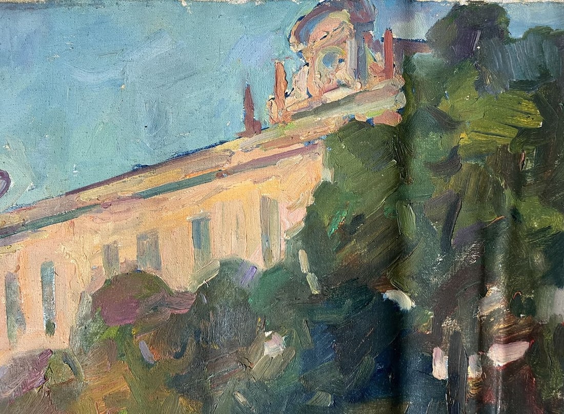 Oil painting Morning in the city Peter Tovpev - 4