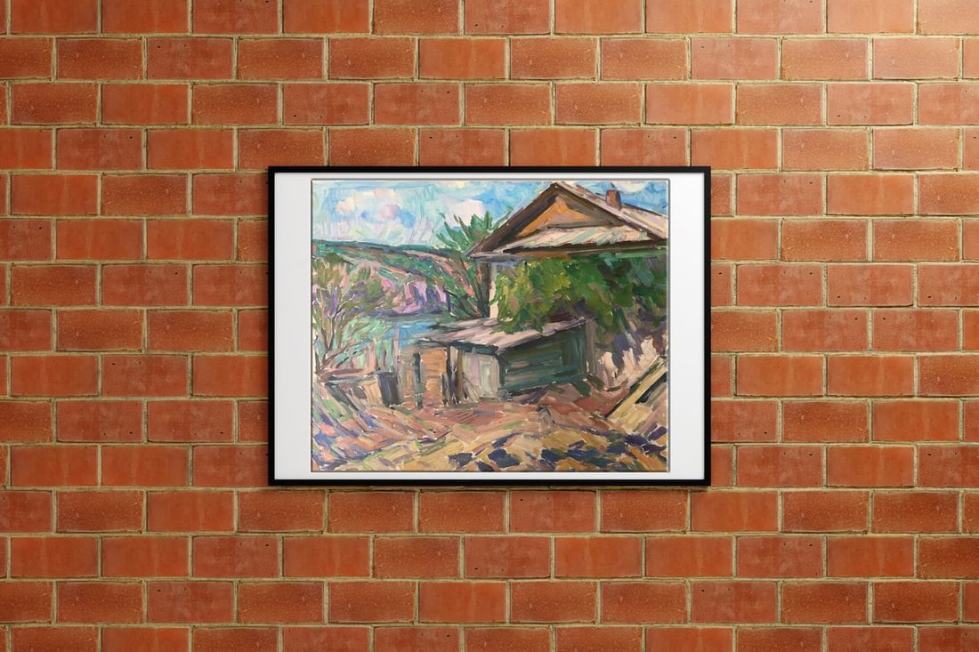 Oil painting Country life Peter Tovpev - 2