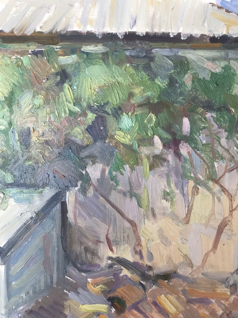 Oil painting Native home Peter Tovpev - 4