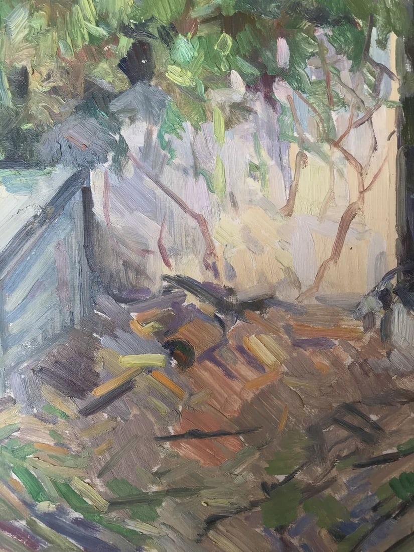 Oil painting Native home Peter Tovpev - 5