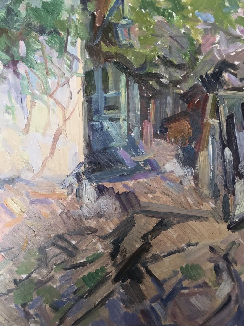 Oil painting Native home Peter Tovpev - 7