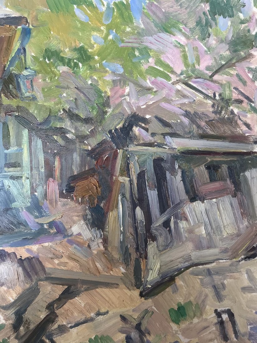 Oil painting Native home Peter Tovpev - 9