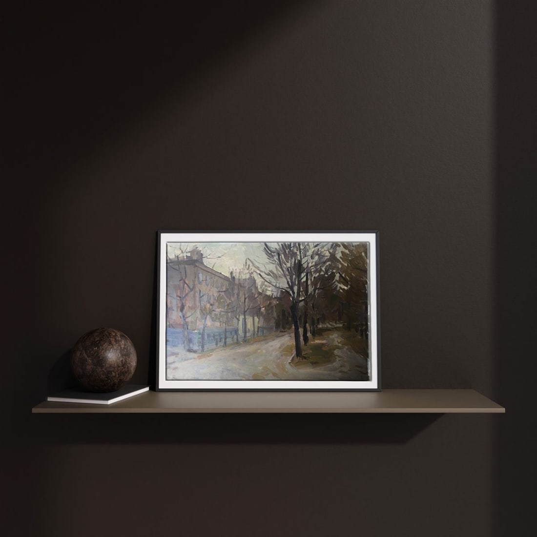 Oil painting Urban landscape Peter Tovpev - 3