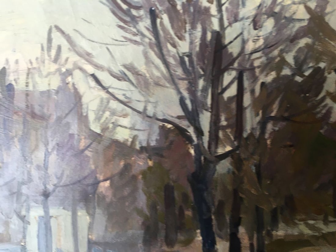 Oil painting Urban landscape Peter Tovpev - 5