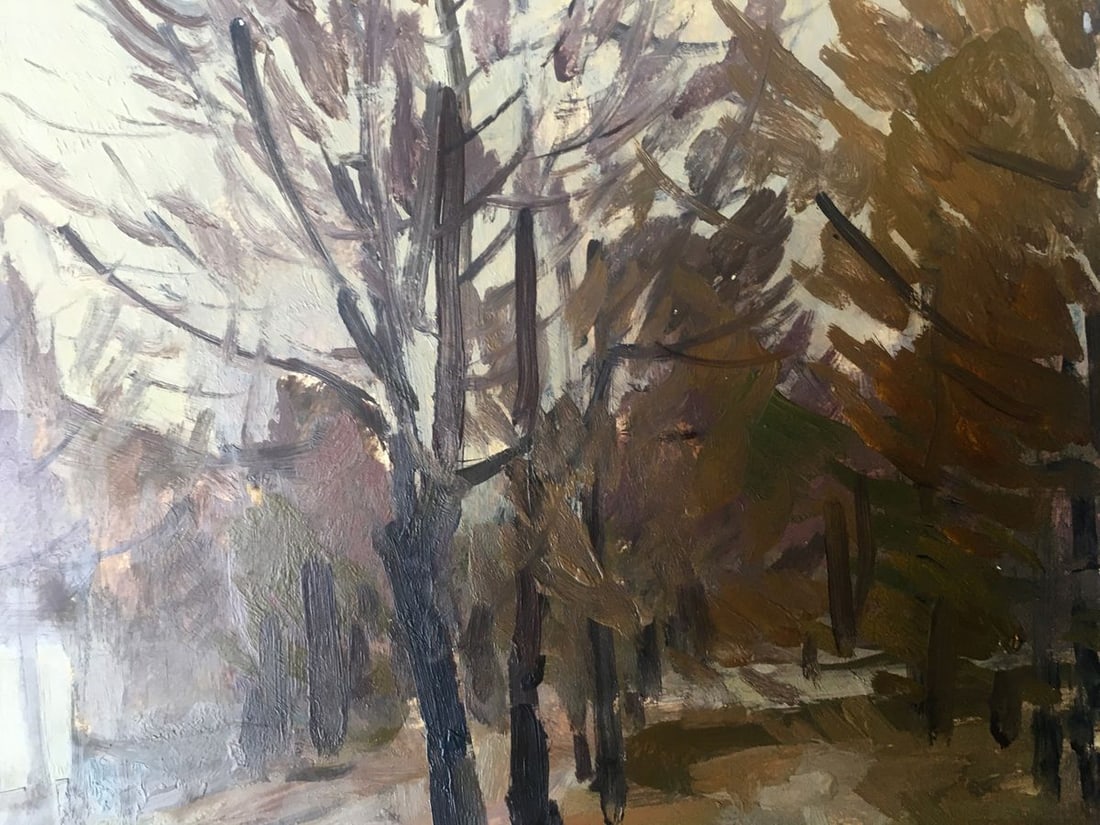 Oil painting Urban landscape Peter Tovpev - 6