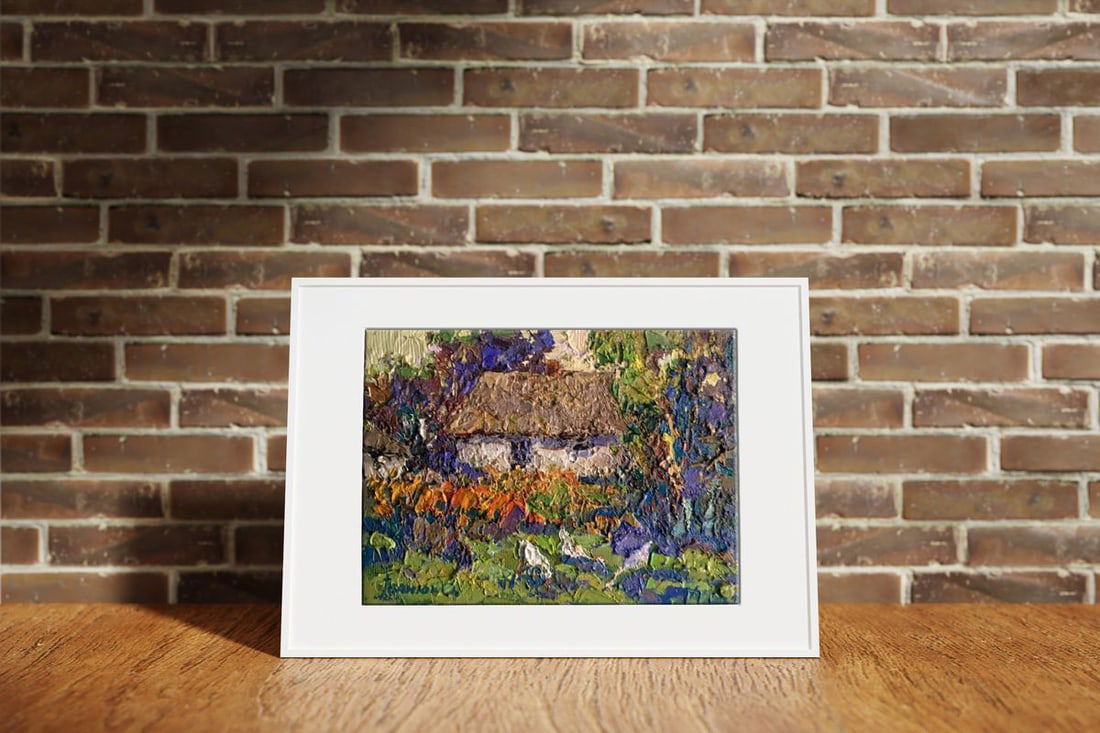 Oil painting In the village Kalenyuk Alex - 3