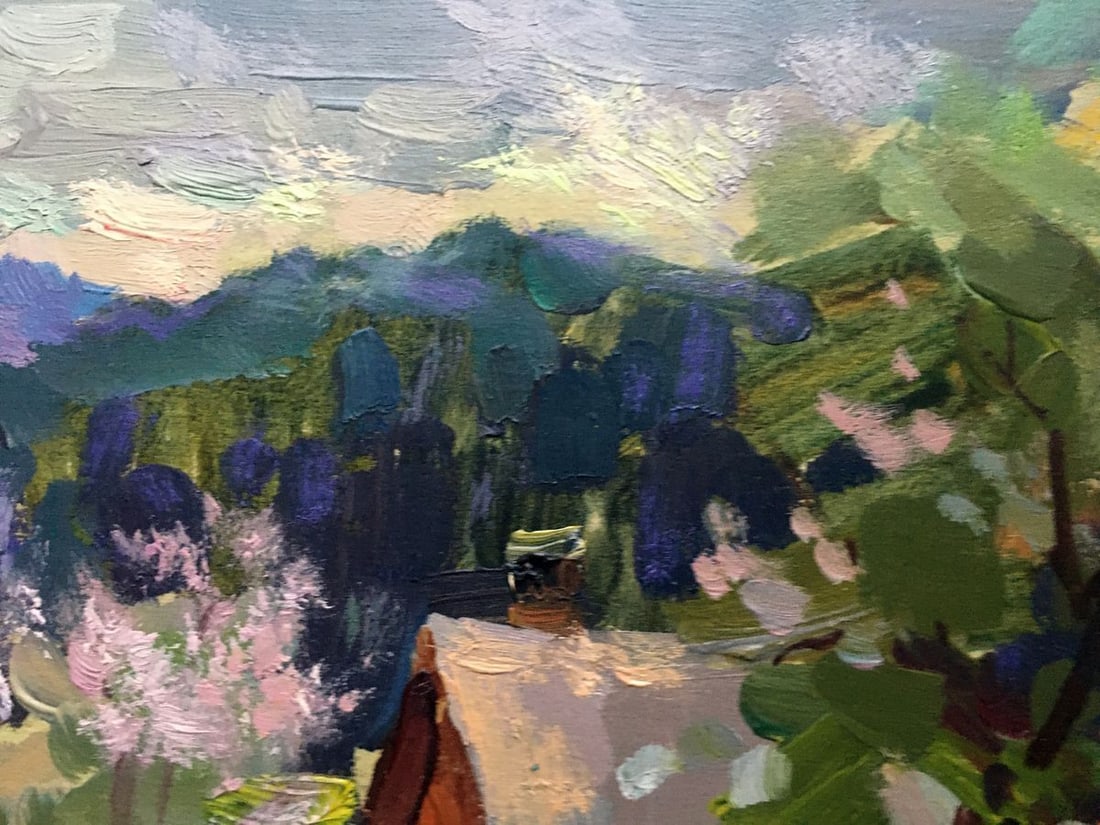 Oil painting Carpathian spring Batrakov Vladimir Grigorievich - 4