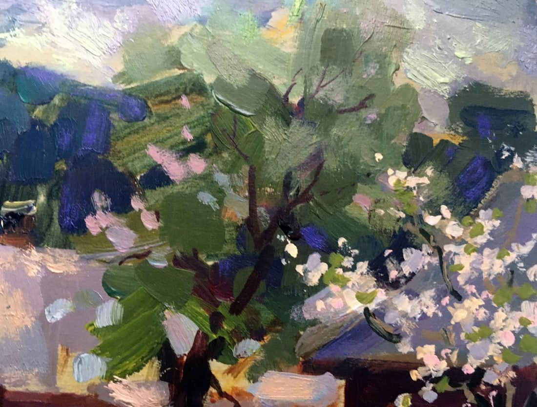 Oil painting Carpathian spring Batrakov Vladimir Grigorievich - 5