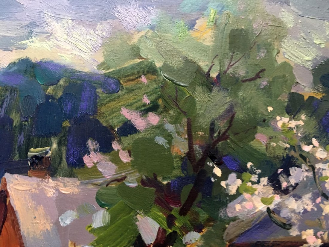 Oil painting Carpathian spring Batrakov Vladimir Grigorievich - 8