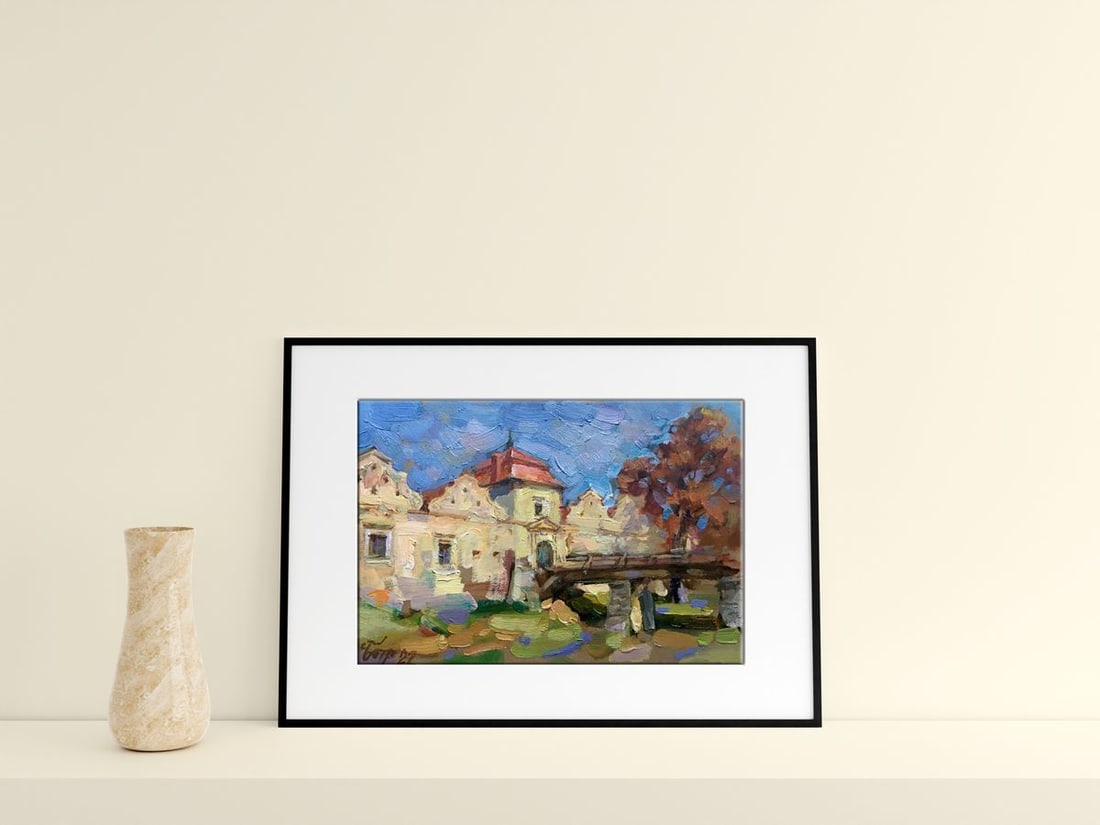 Oil painting Svirzh castle Batrakov Vladimir Grigorievich - 2