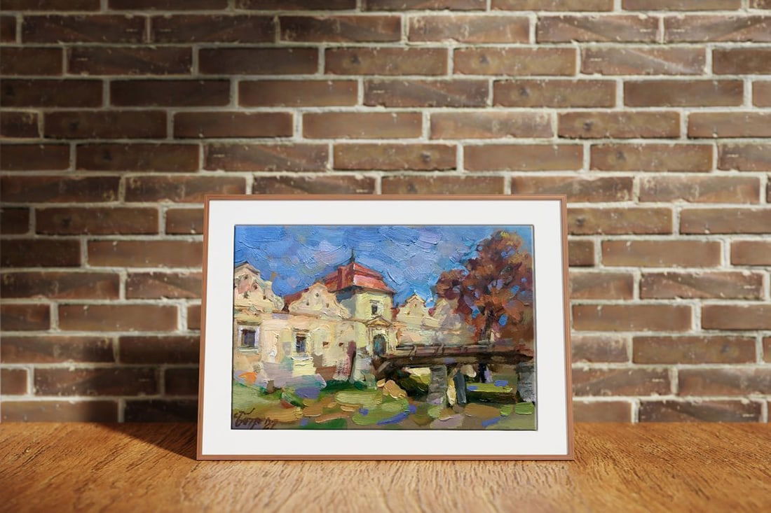 Oil painting Svirzh castle Batrakov Vladimir Grigorievich - 3