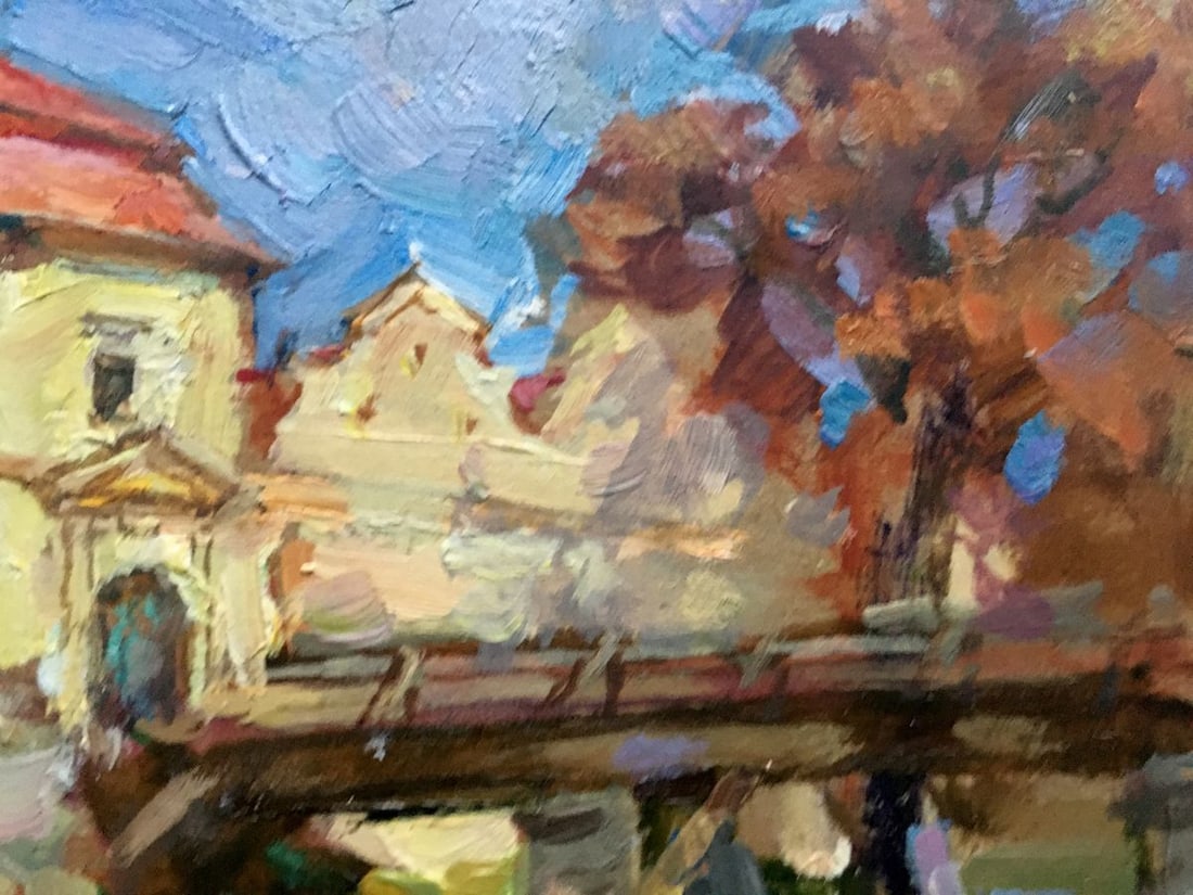 Oil painting Svirzh castle Batrakov Vladimir Grigorievich - 4