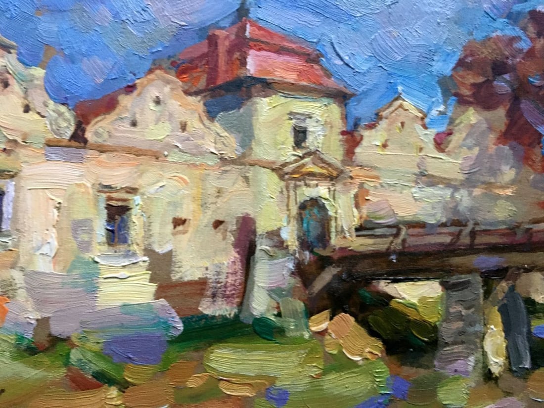 Oil painting Svirzh castle Batrakov Vladimir Grigorievich - 5