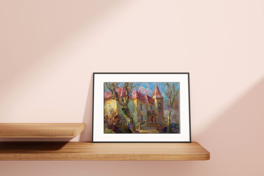 Oil painting Streets of Lviv Batrakov Vladimir Grigorievich - 2