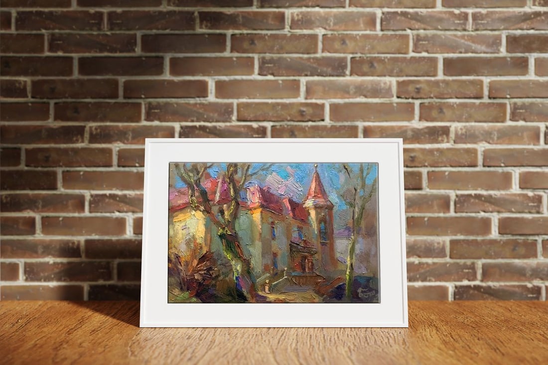 Oil painting Streets of Lviv Batrakov Vladimir Grigorievich - 3