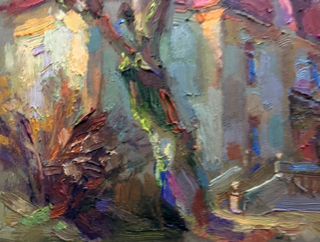 Oil painting Streets of Lviv Batrakov Vladimir Grigorievich - 7