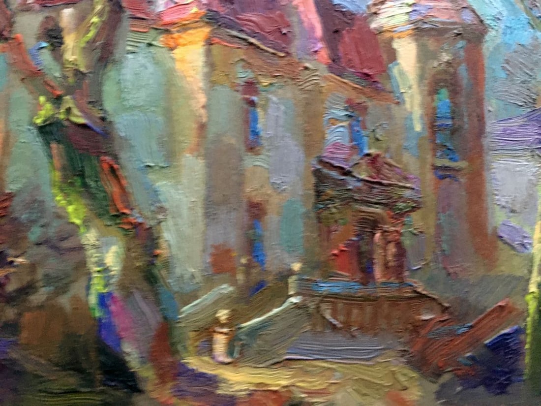 Oil painting Streets of Lviv Batrakov Vladimir Grigorievich - 9