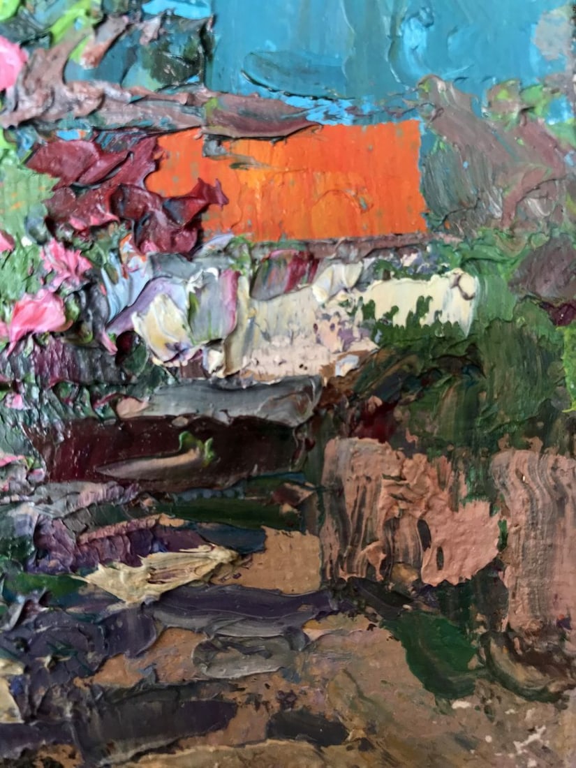 Oil painting Home garden Alexander Nikolaevich Cherednichenko - 10