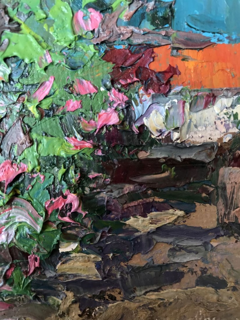 Oil painting Home garden Alexander Nikolaevich Cherednichenko - 11