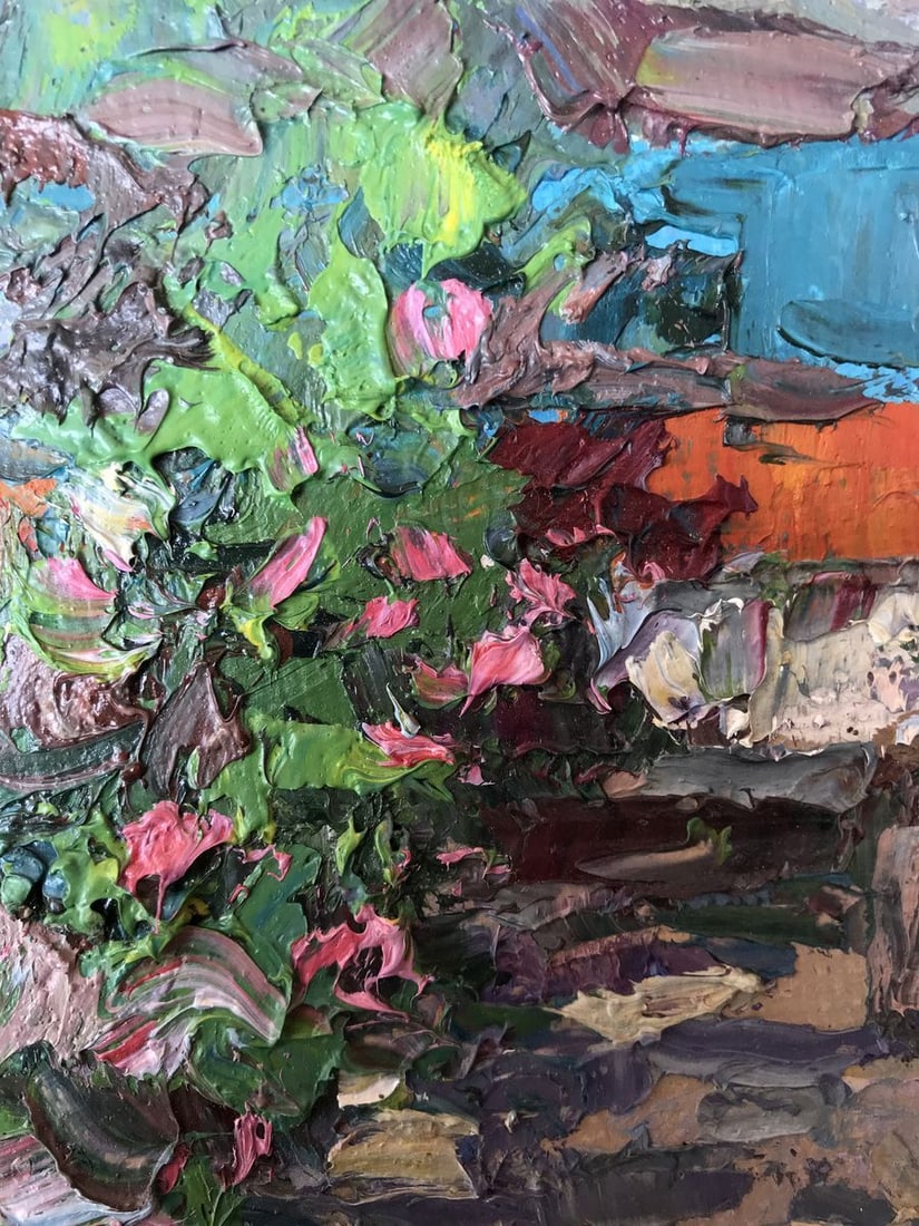 Oil painting Home garden Alexander Nikolaevich Cherednichenko - 4