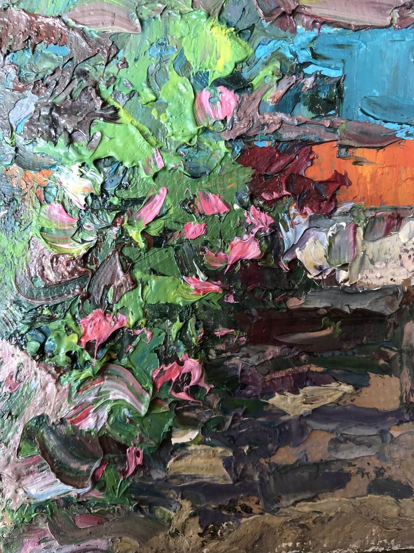 Oil painting Home garden Alexander Nikolaevich Cherednichenko - 6