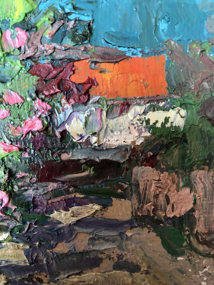 Oil painting Home garden Alexander Nikolaevich Cherednichenko - 8