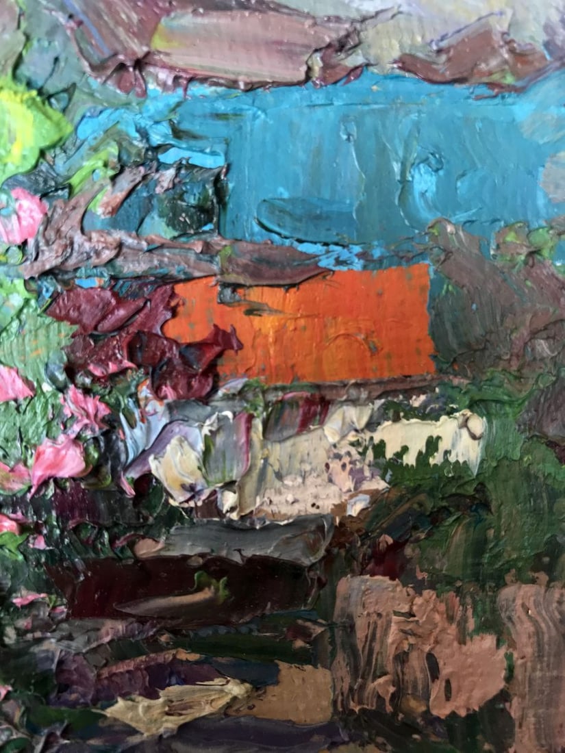 Oil painting Home garden Alexander Nikolaevich Cherednichenko - 9