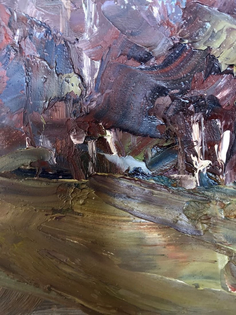 Oil painting House on the outskirts Alexander Nikolaevich Cherednichenko - 4