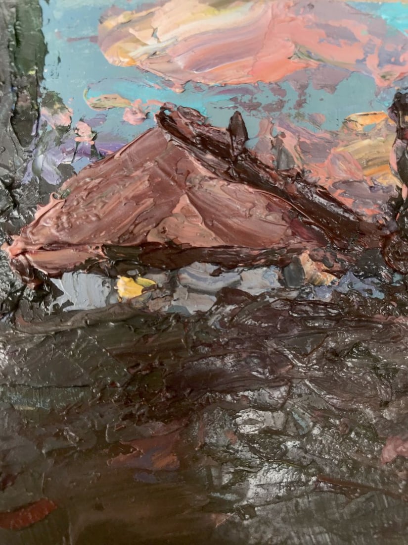 Oil painting Pink evening Alexander Nikolaevich Cherednichenko - 9