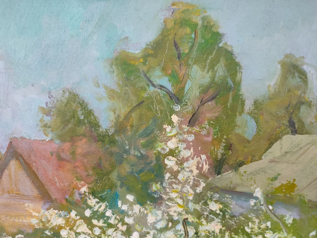 Oil painting Spring in Teklino Mishurovsky V. V. - 4