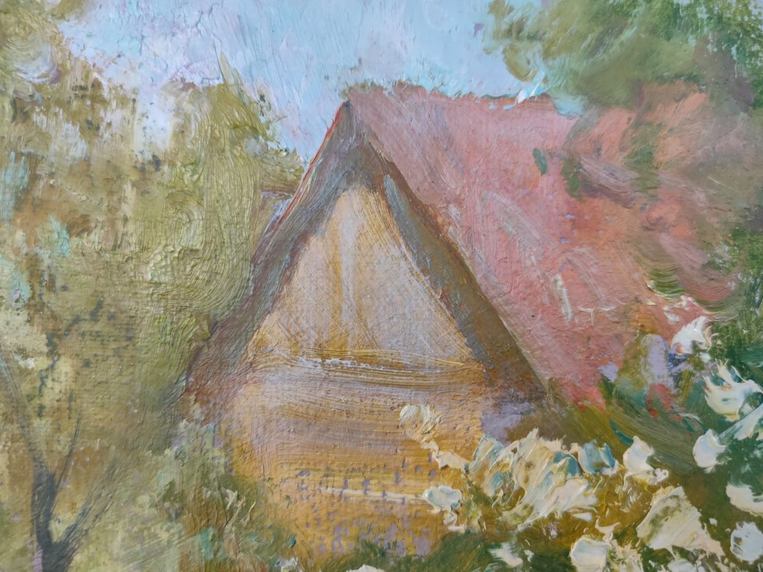 Oil painting Spring in Teklino Mishurovsky V. V. - 6