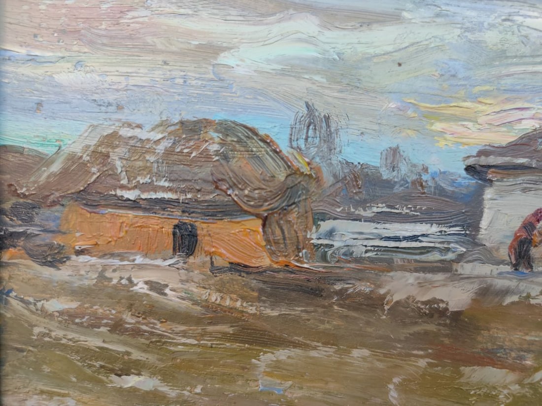 Oil painting Early winter morning Mishurovsky V. V. - 4