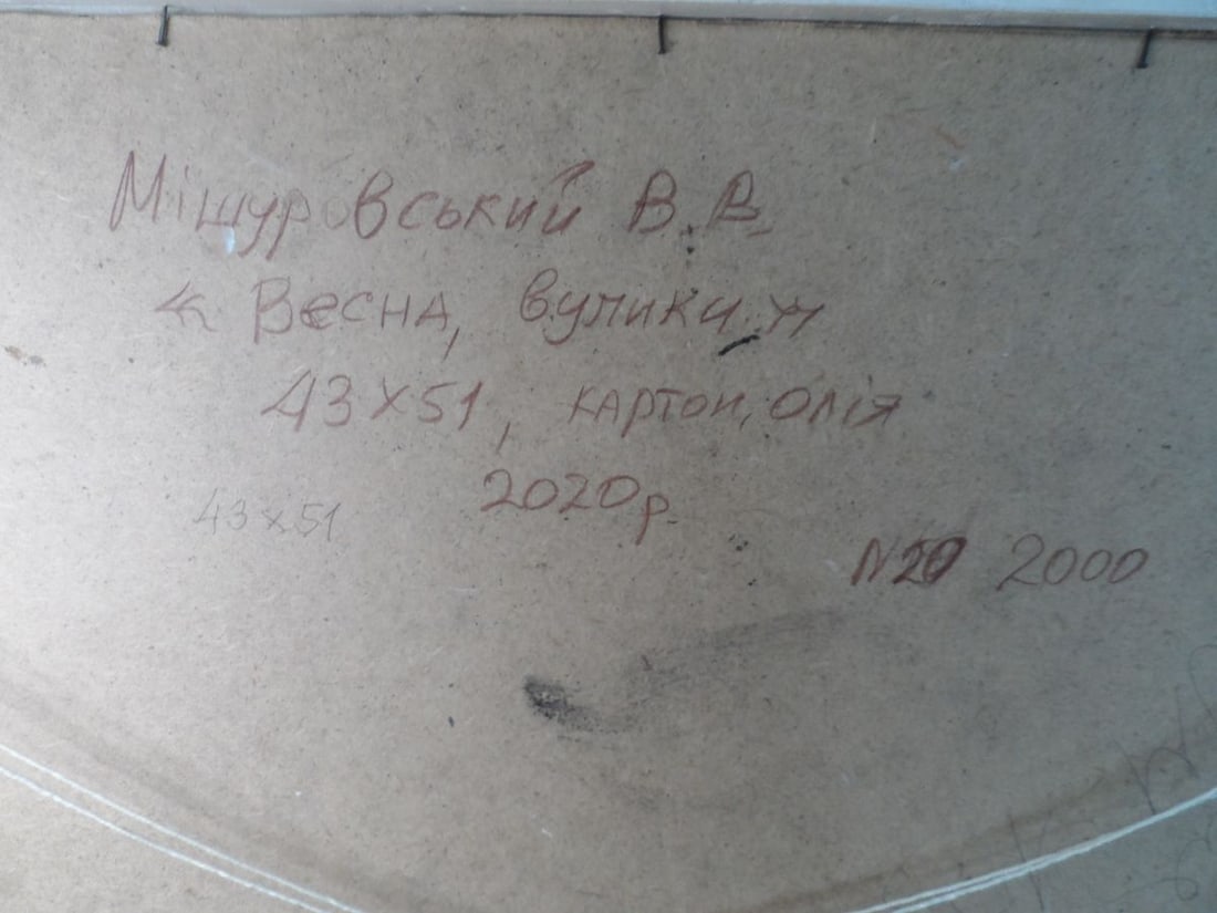 Oil painting Spring. beehives Mishurovsky V. V. - 10