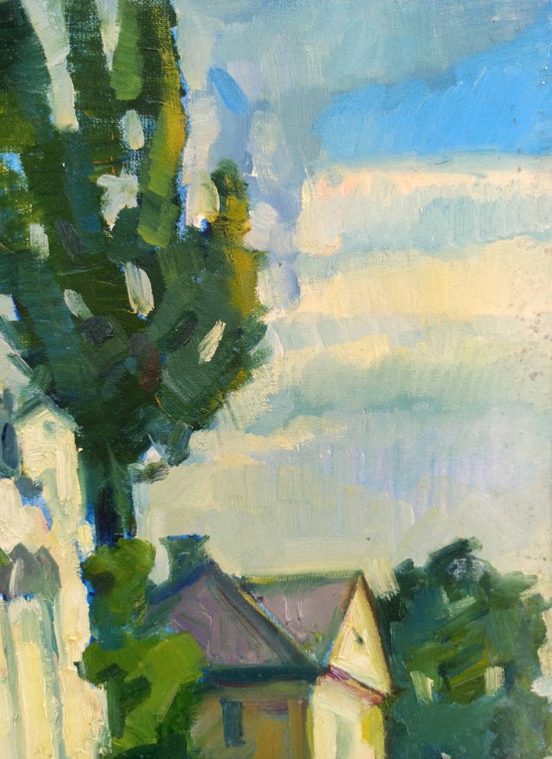 Oil painting Cityscapes Peter Tovpev - 4