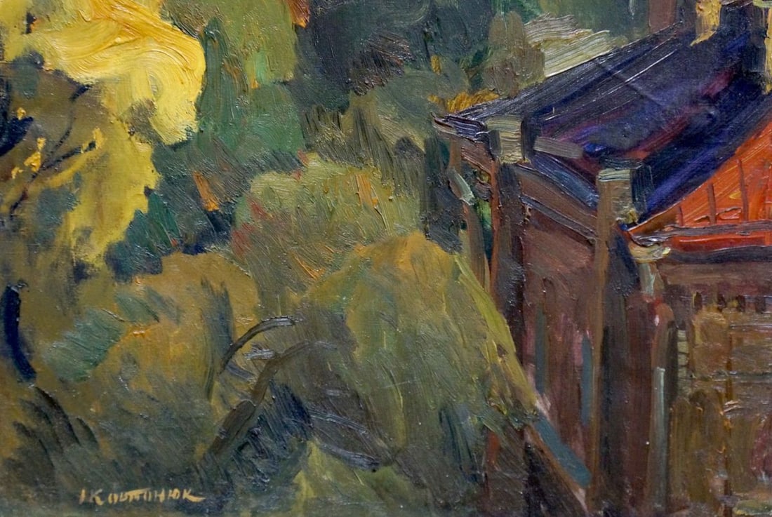 Oil painting Urban landscape Kovtonyuk Ivan Anan'yevich - 2