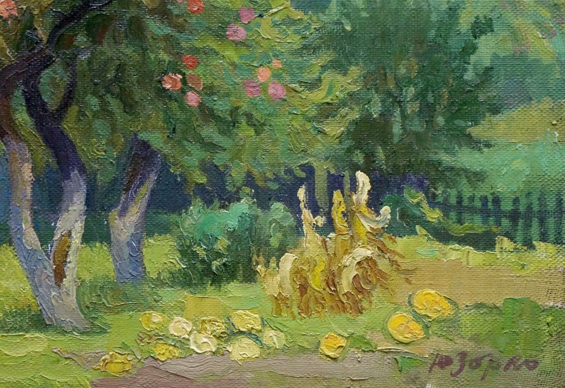 Oil painting Old apple tree Zorko Yuri Valentinovich - 5
