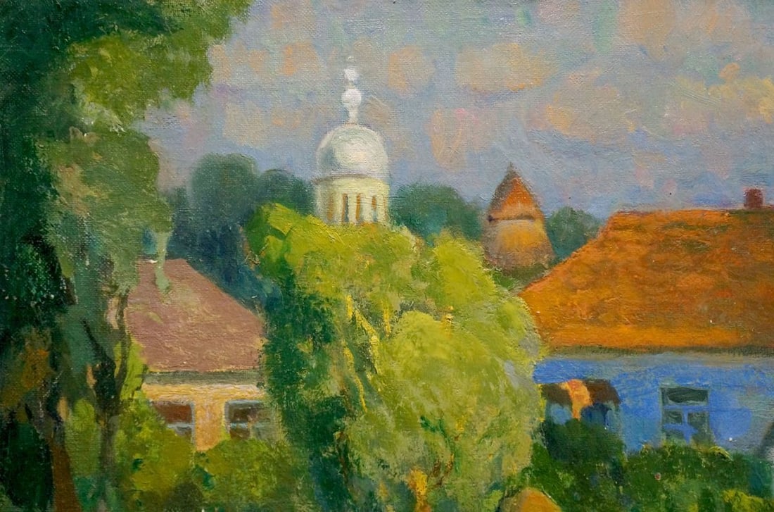 Oil painting Summer landscape Minka Alexander Fedorovich - 3