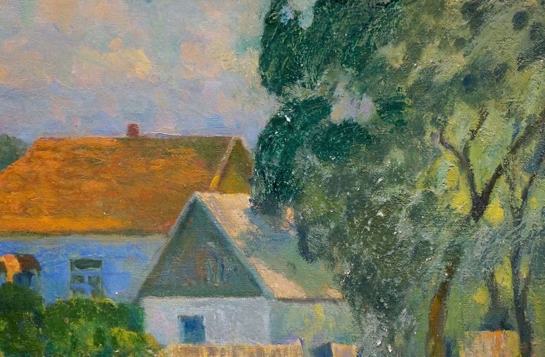 Oil painting Summer landscape Minka Alexander Fedorovich - 4