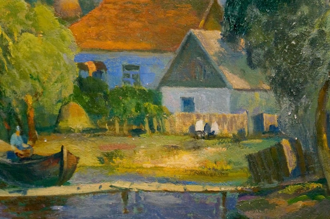 Oil painting Summer landscape Minka Alexander Fedorovich - 6