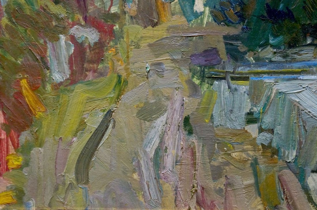 Oil painting Urban landscape Zakharov Fedor Zakharovich - 3