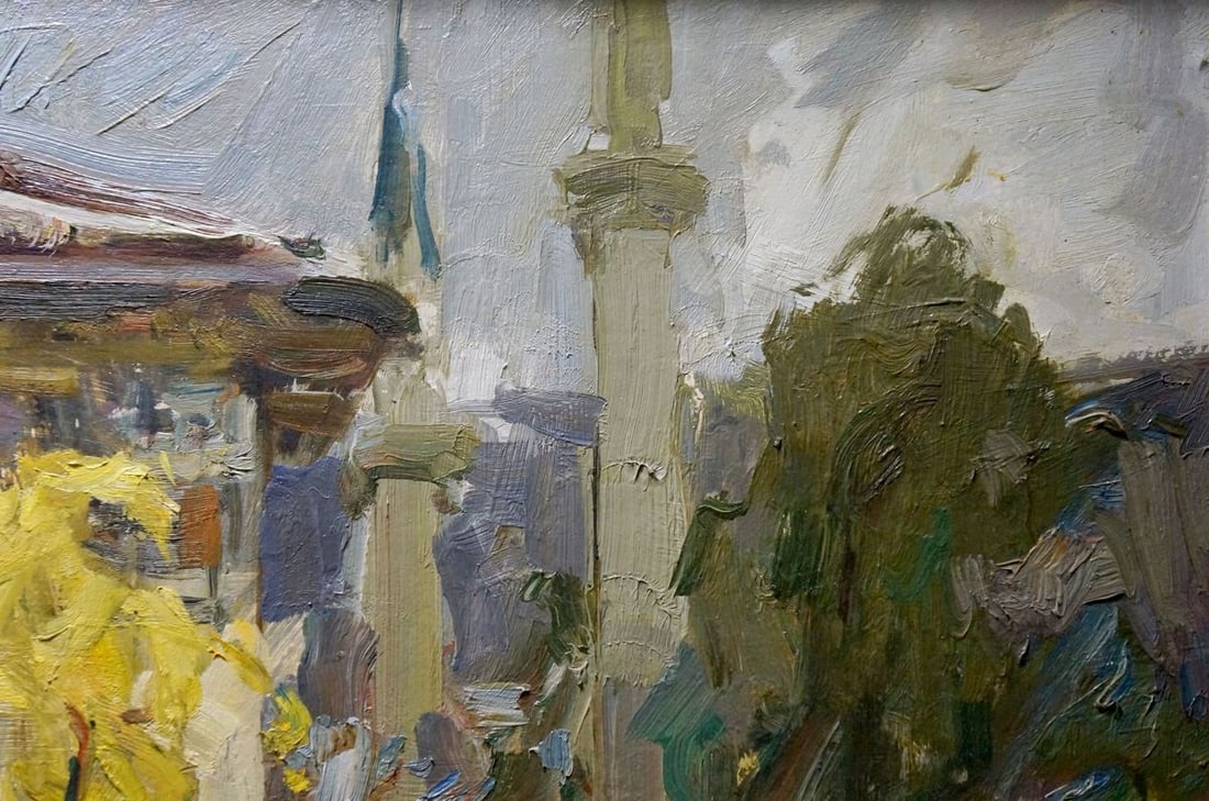 Oil painting Urban landscape Zakharov Fedor Zakharovich - 5