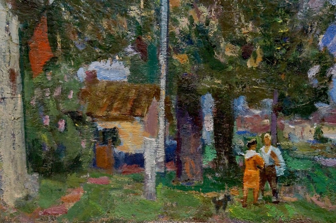 Oil painting After the fair Petro Dorofiyovych Slota - 2