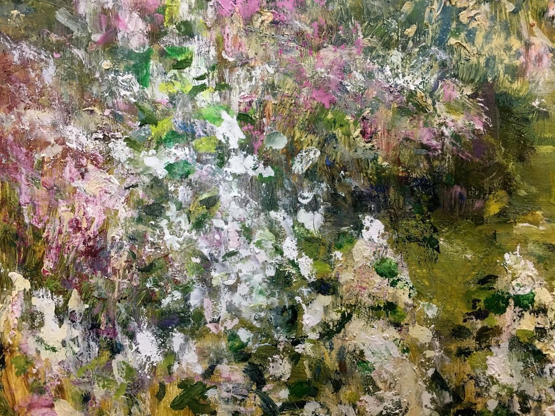 Oil painting Landscape with a church Gubsky Igor Ivanovich - 4