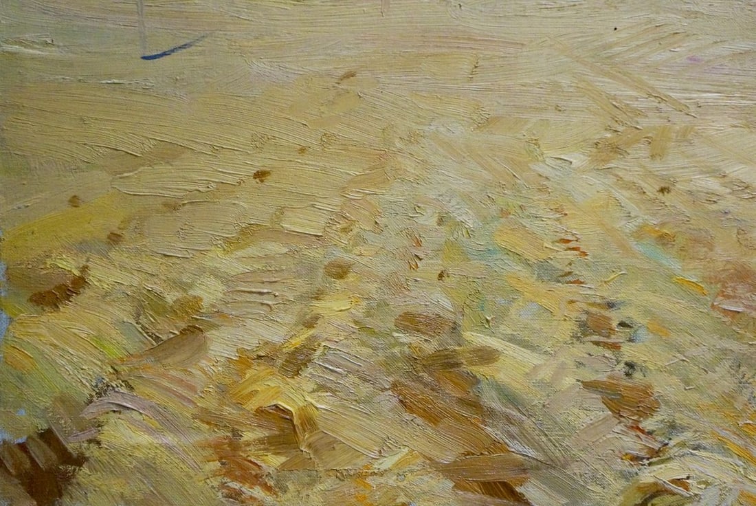 Oil painting Wheat field - 2
