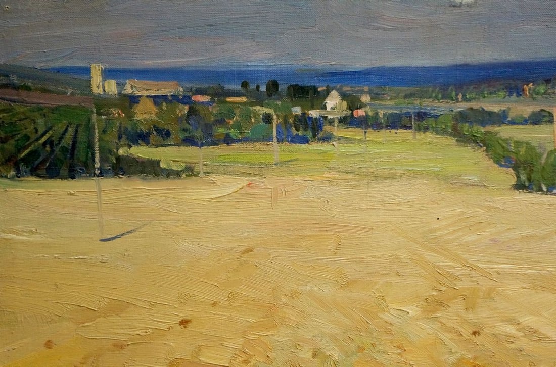 Oil painting Wheat field - 3